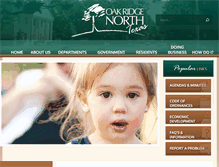 Tablet Screenshot of oakridgenorth.com